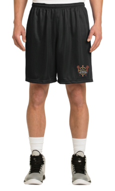 LAKEVILLE LACROSSE MENS MESH SHORTS - BLACK