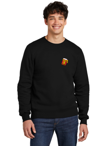Take 5 District® V.I.T.™ Fleece Crew - BLACK