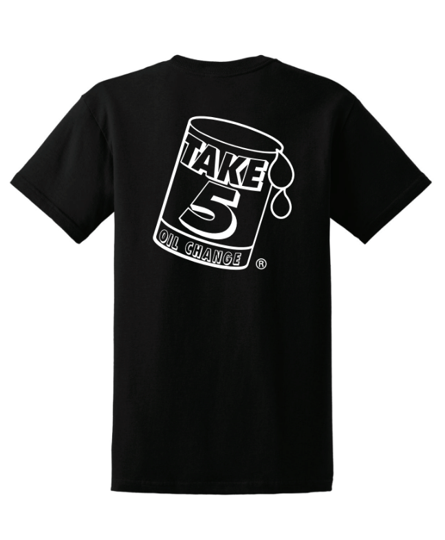 Take 5 Gildan® Ultra Cotton® 100% US Cotton T-Shirt - BLACK