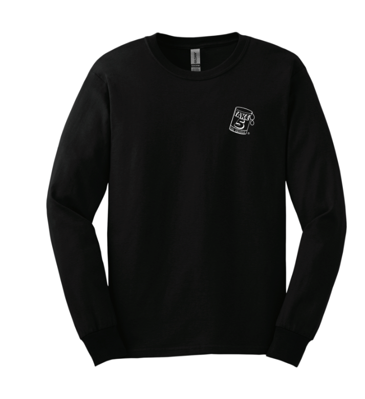 Take 5 Gildan® Ultra Cotton® 100% US Cotton Long Sleeve T-Shirt - BLACK