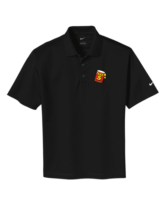 Take 5 Nike Tech Dri-FIT Polo - BLACK