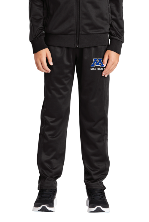 Minnetonka Hockey Sport-Tek ® Youth Tricot Track Jogger - BLACK