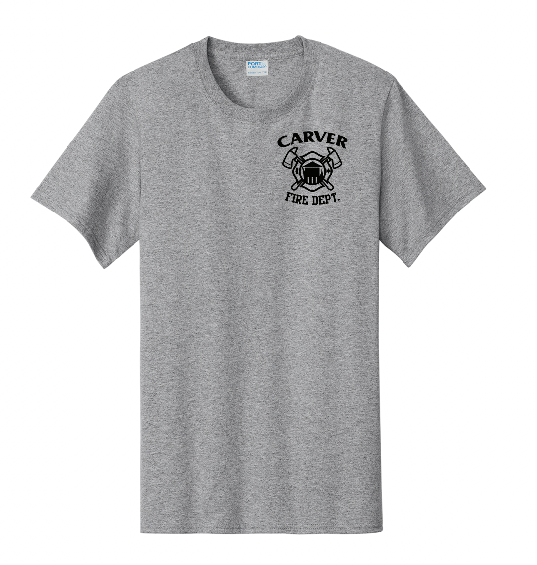 Carver Fire Port & Co® Essential Tee (STACKED TEXT BACK)
