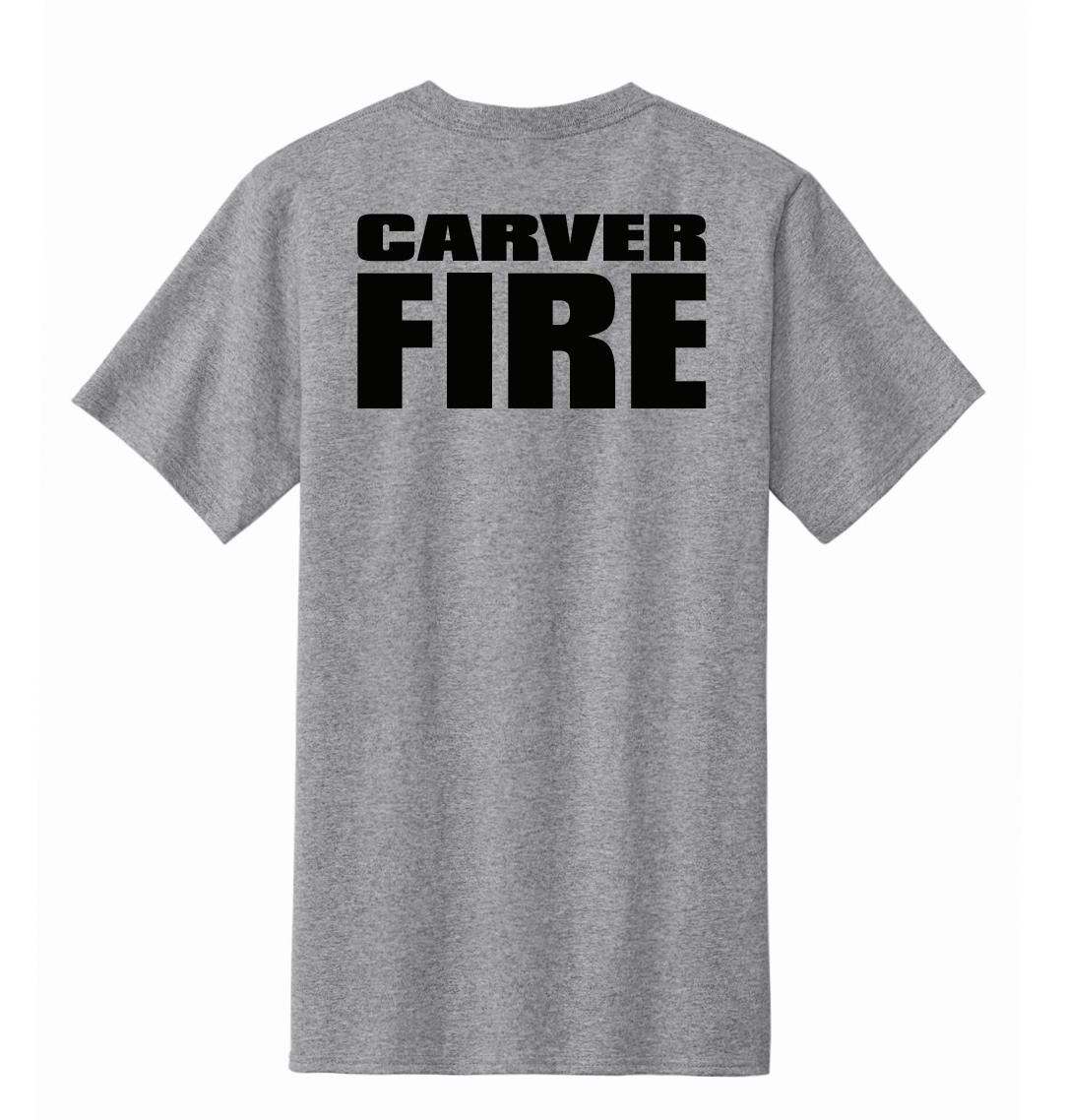 Carver Fire Port & Co® Essential Tee (STACKED TEXT BACK)