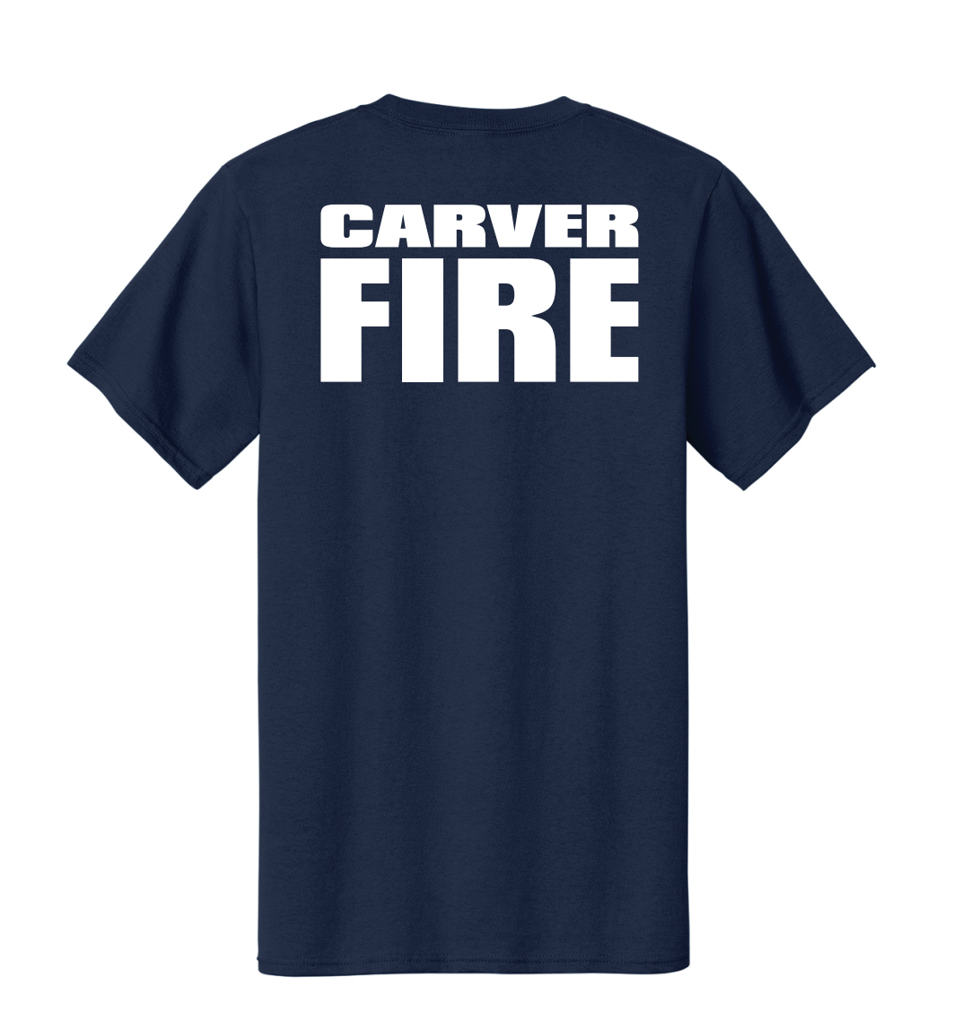 Carver Fire Port & Co® Essential Tee (STACKED TEXT BACK)