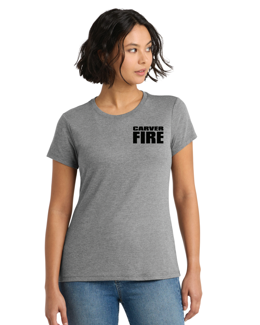 Carver Fire District® Women’s Perfect Tri® Tee (MALTESE BACK)