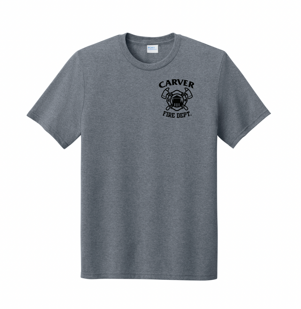 Carver Fire Port & Co® Tri-Blend Tee (STACKED TEXT BACK)