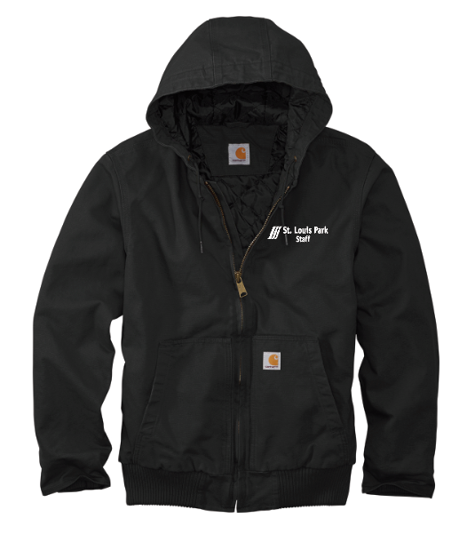 SLP Public Works Carhartt® Washed Duck Active Jacket - BLACK