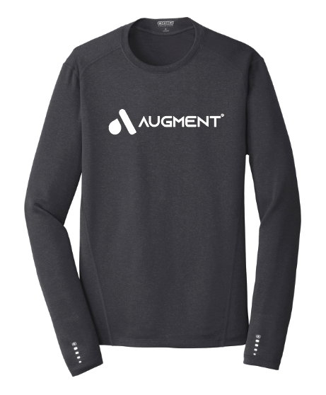 Augment Horizontal OGIO® Long Sleeve Pulse Crew - BLACK