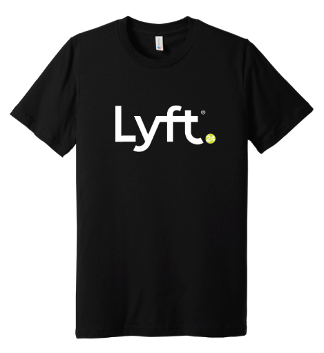 Lyft24 BELLA+CANVAS ® Made In The USA Short Sleeve Tee - BLACK