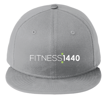 Fitness 1440 New Era® - Flat Bill Snapback Cap - GREY