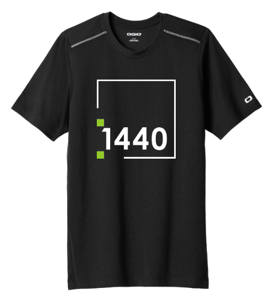 Fitness 1440 Square OGIO ® Peak Tee - BLACK