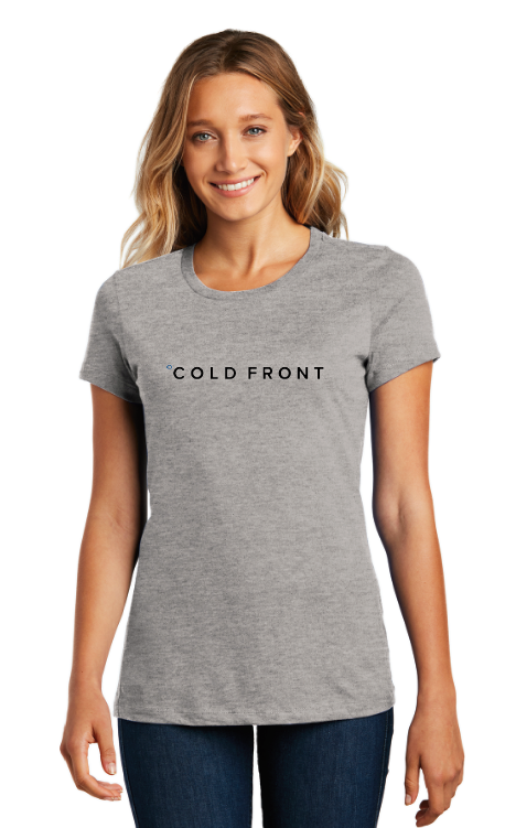 Cold Front District ® Women’s Perfect Weight ® Tee - HEATHERED STEEL