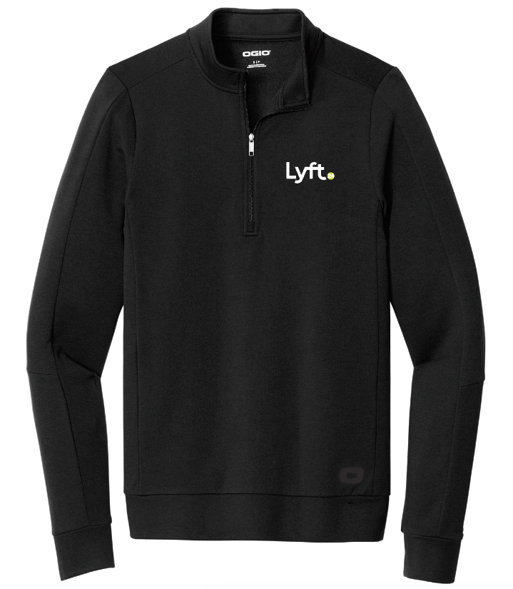 Lyft24 OGIO® Luuma 1/2-Zip Fleece - BLACK