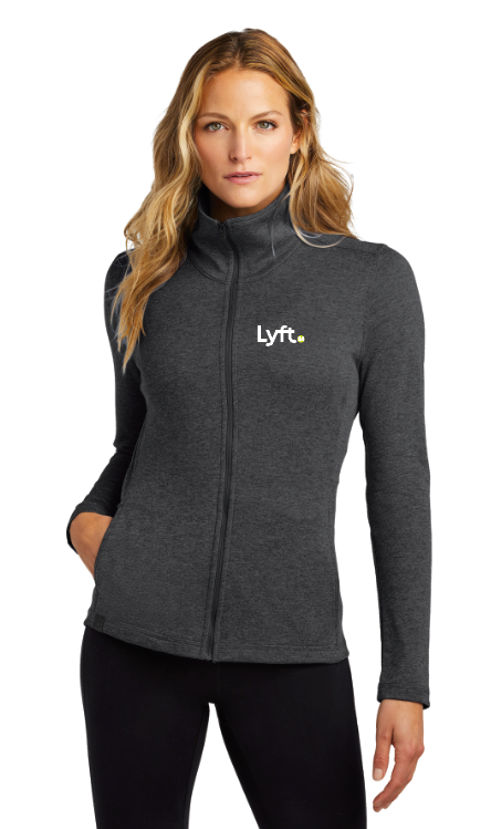 Lyft24 OGIO® Ladies Pixel Full-Zip - BLACK