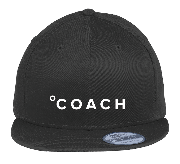 Coach New Era® - Flat Bill Snapback Cap - BLACK