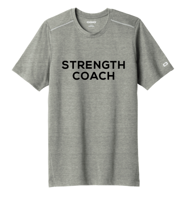 Strength Coach OGIO ® Peak Tee - GEAR GREY HEATHER