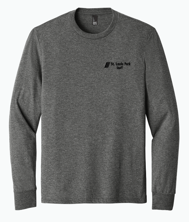 SLP Public Works District ® Perfect Tri ® Long Sleeve Tee - GREY FROST