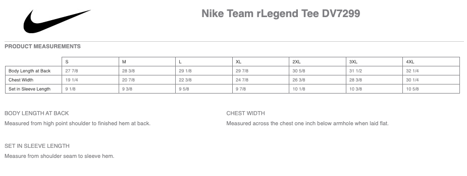Duluth Northern Stars Nike Team rLegend Tee - BLACK