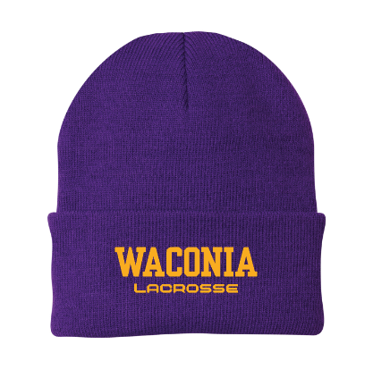 Waconia Lacrosse Port & Company® Knit Cap - PURPLE