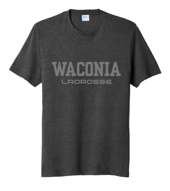 Waconia Lacrosse Port & Company ® Fan Favorite ™ Blend Tee - BLACK HEATHER
