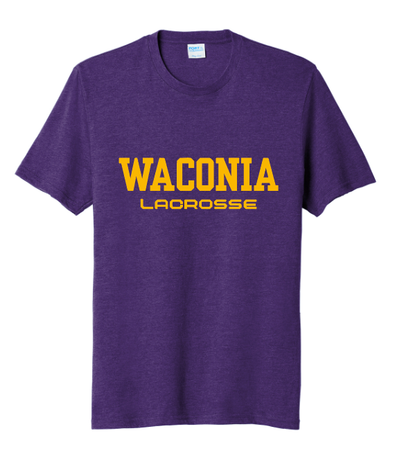 Waconia Lacrosse Port & Company ® Fan Favorite ™ Blend Tee - PURPLE HEATHER