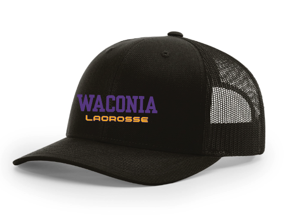 Waconia Lacrosse Richardson Trucker Hat - BLACK