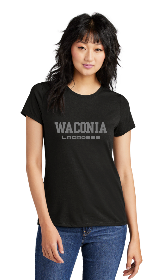 Waconia Lacrosse District ® Women’s Perfect Tri ® Tee - BLACK