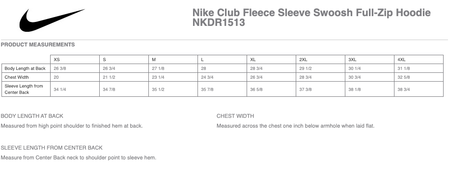 Waconia Lacrosse Nike Club Fleece Sleeve Swoosh Full-Zip Hoodie - BLACK