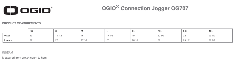 Centennial Lax OGIO® Connection Jogger - BLACK