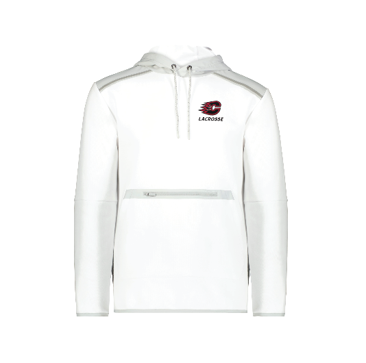 Centennial Lax Legend Tech Fleece Hoodie - WHITE/SILVER
