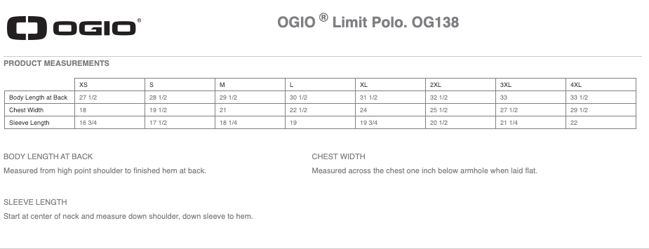 Centennial Lax OGIO ® Limit Polo - BLACK