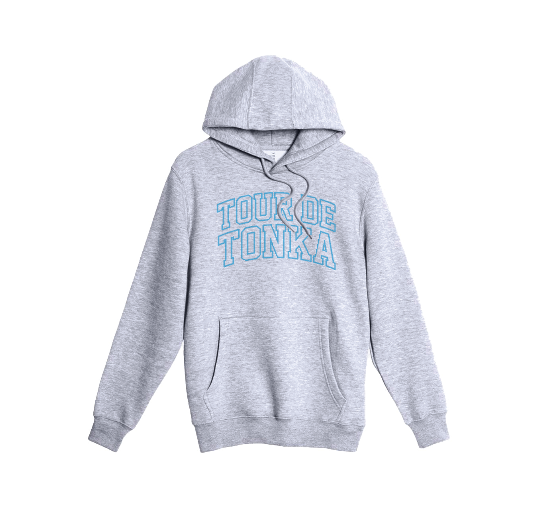 Tour de Tonka Lane Seven™ Future Varsity Fleece Hooded Sweatshirt - HEATHER GREY