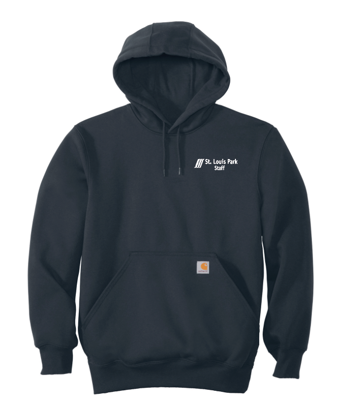 SLP Public Works Carhartt® Rain Defender® Paxton Heavyweight Hooded Sweatshirt - NAVY