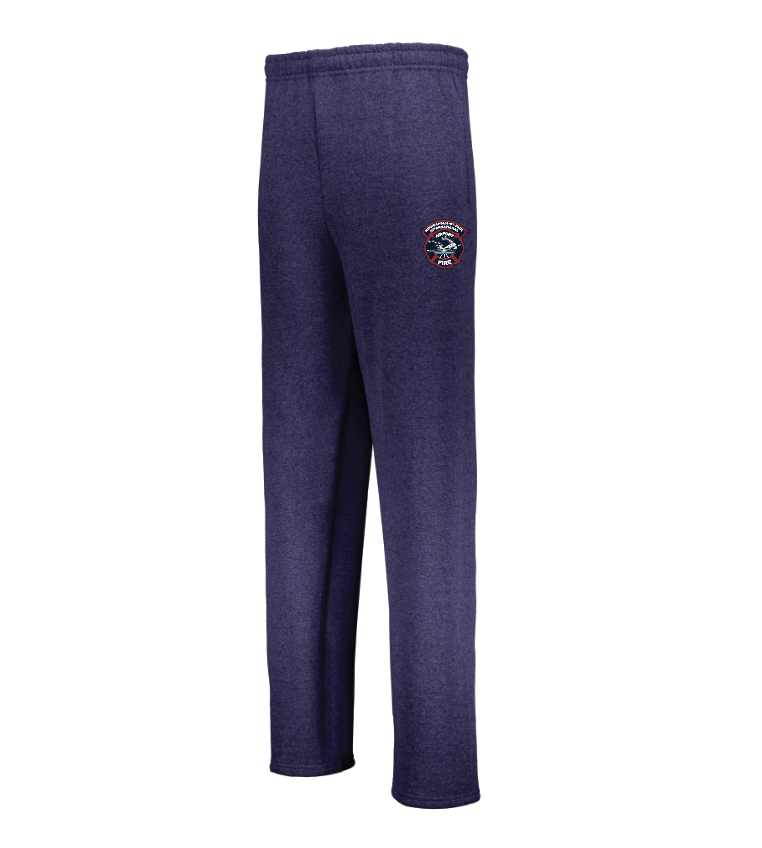 MSP Airport Fire Russell Athletic Unisex Dri Power® Open-Bottom Pocket Sweatpants - NAVY
