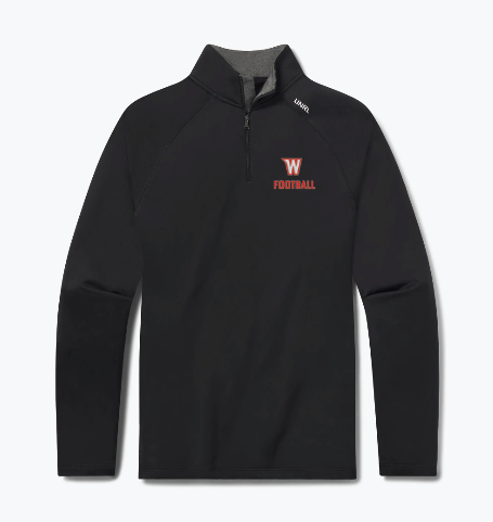 Westonka Football UNRL™ Interlock Qtr Zip - BLACK