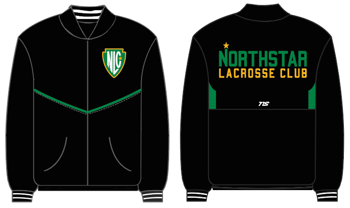 NLC Warm-Up Windbreaker Jacket - BLACK