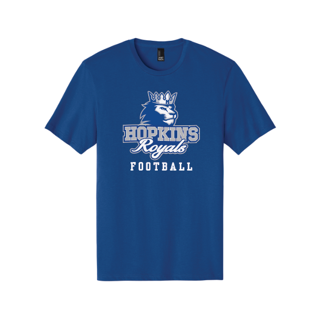 Hopkins Football District® Perfect Weight® Tee - ROYAL
