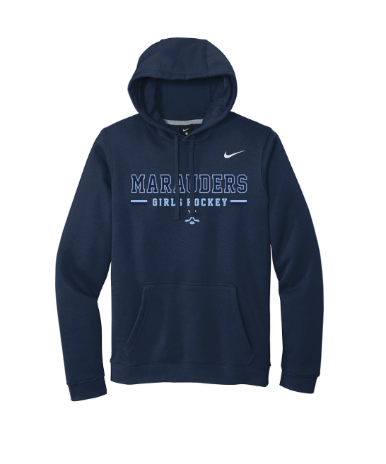 Roseville-Mahtomedi Nike Club Fleece Pullover Hoodie - NAVY