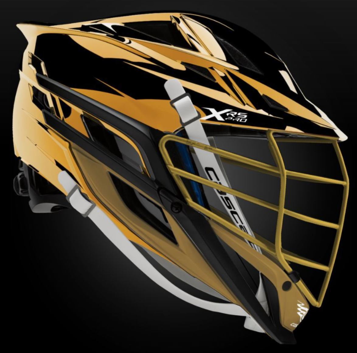 Chanhassen Lacrosse XRS Custom Helmet - GOLD