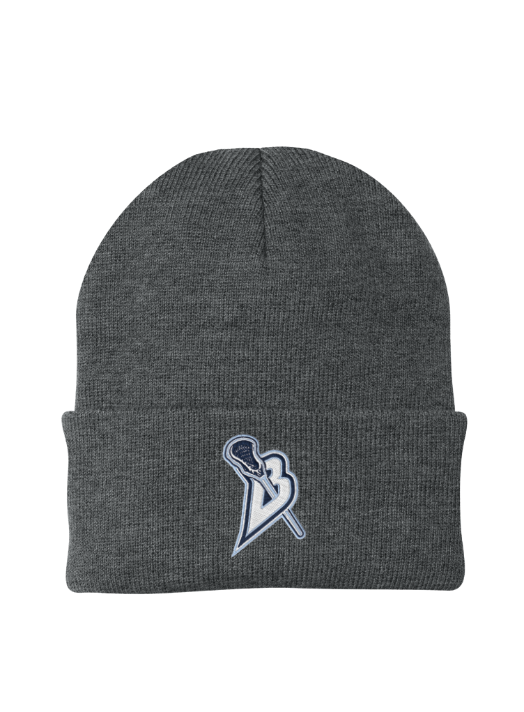 Blaine Lacrosse Port & Co™ Knit Cap - GREY