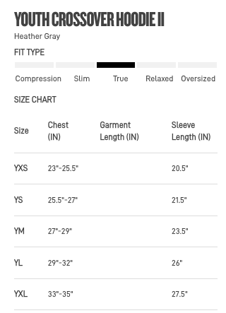 Bloomington Basketball UNRL™ Crossover Hoodie - HEATHER GREY