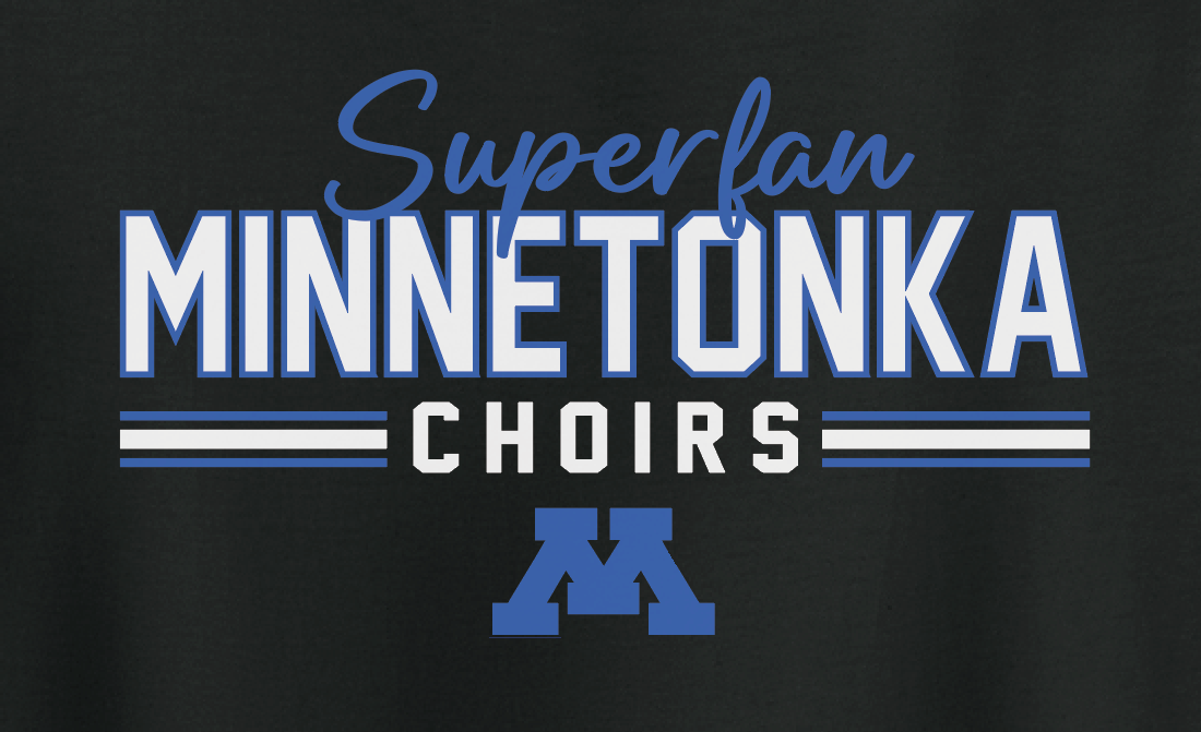 Minnetonka Choirs SUPERFAN TEE - BLACK