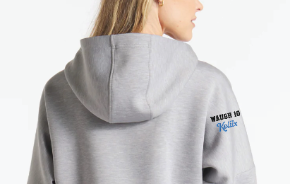 Keliix Soccer Team UNRL™ LuxBreak Oversized Hoodie - HEATHER GREY