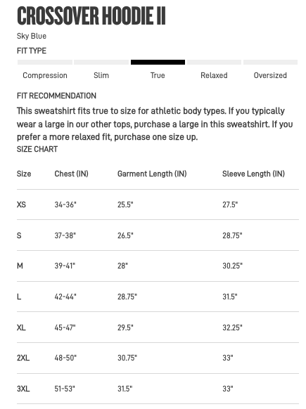 UNRL Crossover Hoodie II 3D PUFF EMBROIDERY - Light Blue