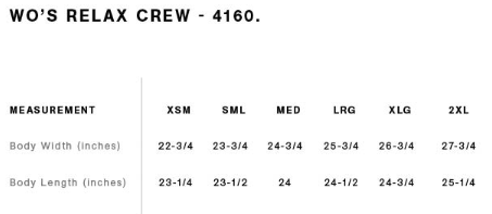 Bloomington *Women's* Relax Crew - HEATHER GREY