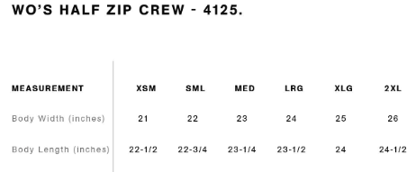 Club Velocity Wo's Stencil Half Zip Crew - BLACK