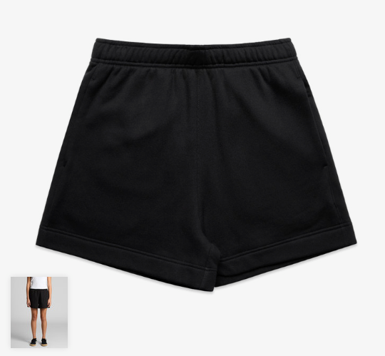 Club Velocity Women's Relax Track Shorts - BLACK