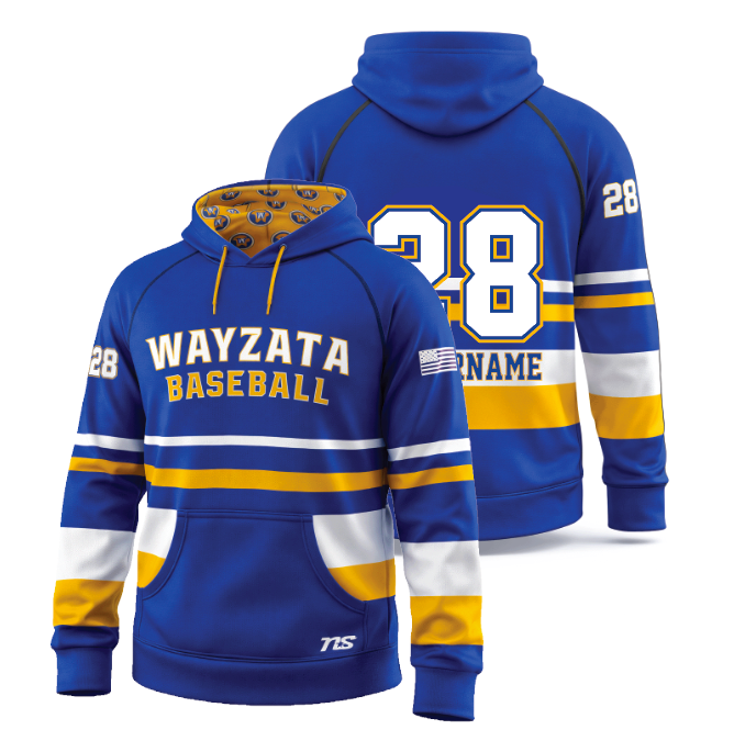 Wayzata Baseball Sublimated Hoodie