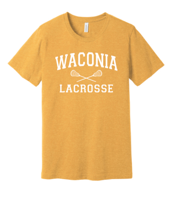 Waconia Lacrosse CVC Jersey Tee - HEATHER MUSTARD
